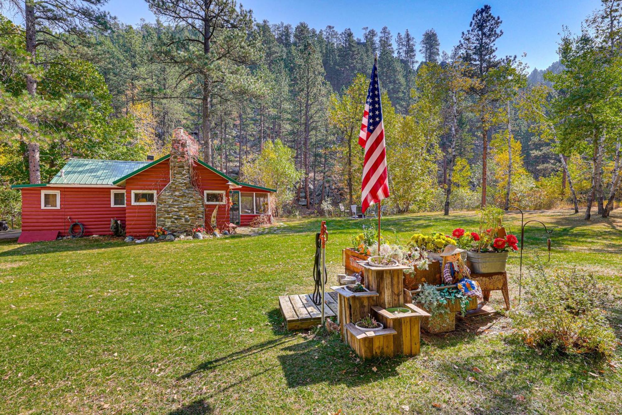 Historic Keystone Cabin Near Mount Rushmore! Ngoại thất bức ảnh